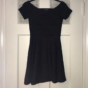 Black skater dress